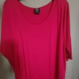 Bobeau Medium Hot Pink Blouse